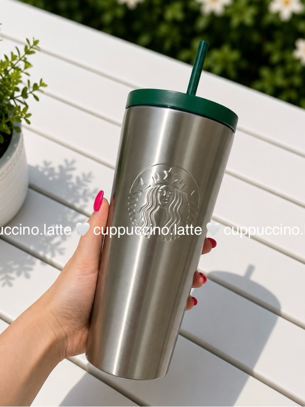 💚NEW🩶Starbucks Limited Edition Silver 1971 Heritage Roast SS Cold Cup Tumbler